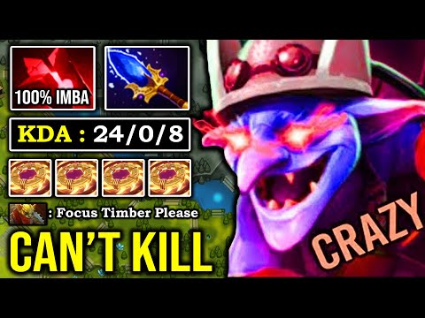 INCREDIBLE MID TIMBERSAW Even 1v5 Can't Stop Crazy 2x Chakram Aghanim Tree Cut & EPIC Juke God DotA