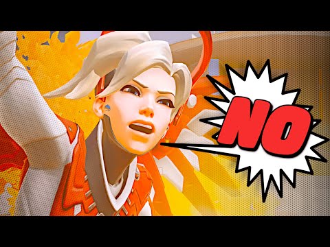 "You Know We Losing Cause of Mercy" 😑 MERCY Unranked to GM - EP17 (Overwatch)