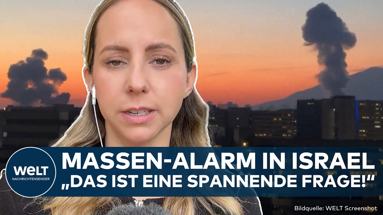 IRAN: Massen-Alarm in Israel! Massive Angriffe mit Raketen auf Tel Aviv! Sicherheitslage im Fokus
