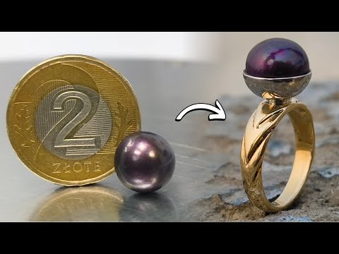 How To Make a  Coin Ring | Pearl Coin Ring - Handmade Jewellery