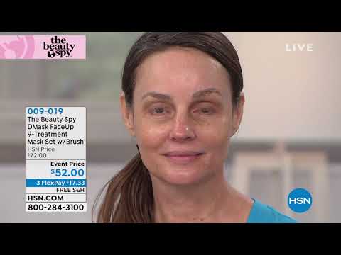 The Beauty Spy DMask FaceUp 9Treatment Mask Set with Bru...