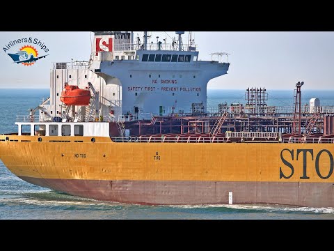 43 MINUTES OF BEAUTIFUL 4K SHIPSPOTTING ROTTERDAM PORT NETHERLANDS MAY 2022