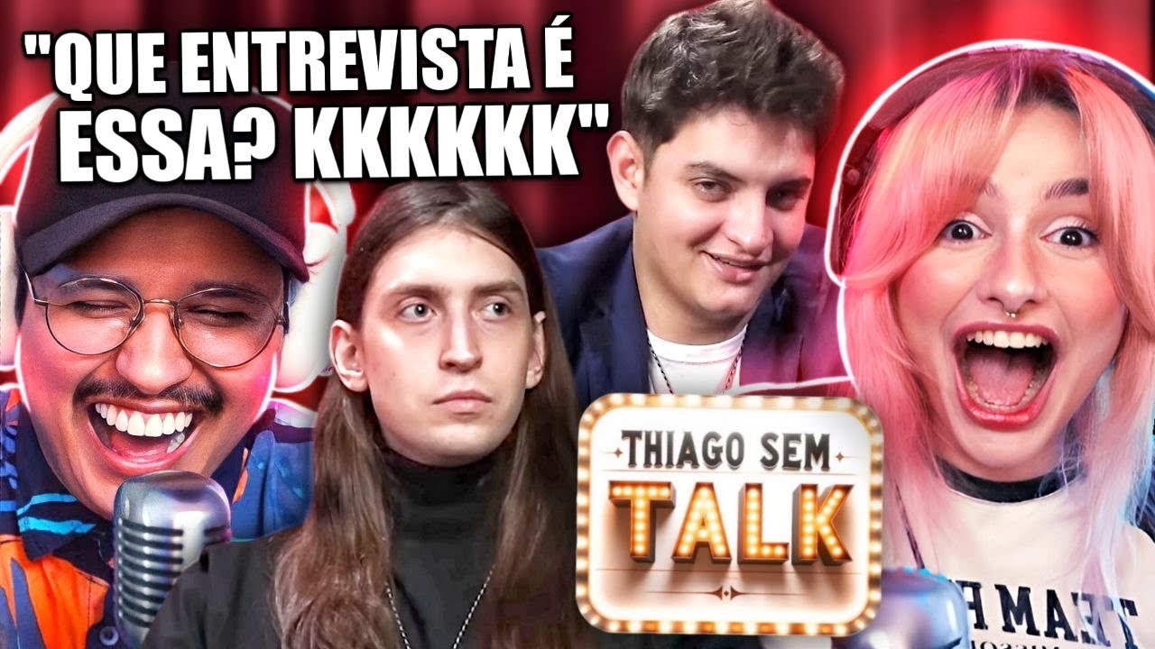FICAMOS em CHOQUE com O INIMIGO DA VIRGINIA "FELCA" | React Thiago sem T