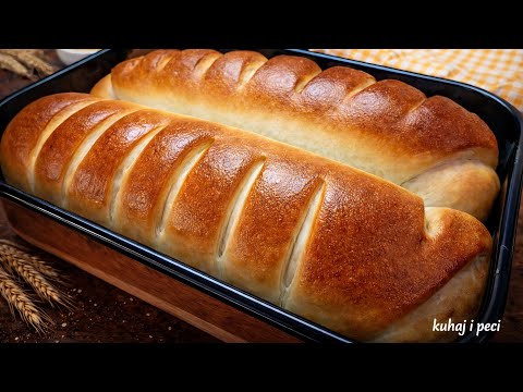 Hljeb Tepsijaš kao iz pekare❗zahvaljujući 1 sastojku