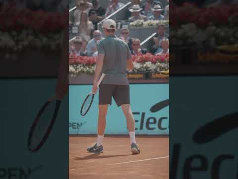 Jannik Sinner Footwork On Clay 🎧 😍