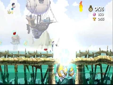 Rayman Origins "Port O' Panic" Time Trial