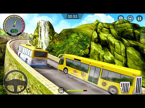 Hill Climb Bus Racing 3D - Mountain Road Real Bus Driving - Android Gameplay