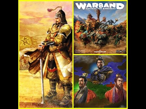 18 Lords campaign against Dong Zhuo,  Warband Boardgame review (Behind the Theme) (LU71)