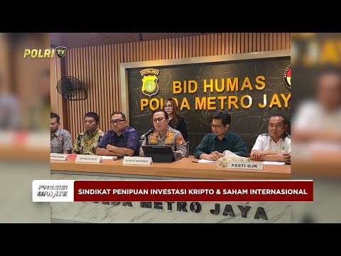 PRESISI UPDATE: POLDA METRO JAYA UNGKAP KASUS PENIPUAN KRIPTO &amp; SAHAM INTERNASIONAL 04/05/2025 16.00