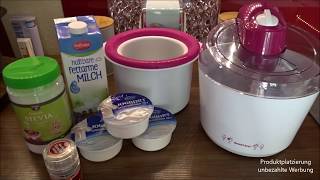 * Joghurteis * Lidl Eismaschine * schnell und einfach *