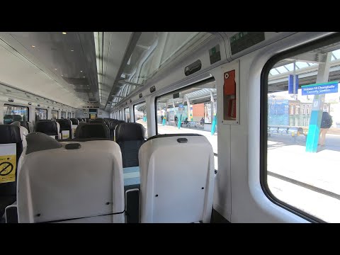 On Board an IE 22000 Class Intercity Train - Connolly Station to Tara Street, Dublin