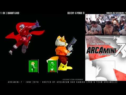 Arcamini 7 - TEAMS Winners Round 1 - 0x | DjaGoF & Kid Candi [R] VS Exy- & Yogui [G]