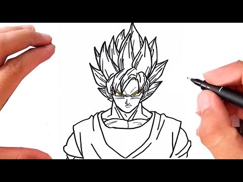 COMO DESENHAR GOKU SUPER SAYAJIN 3