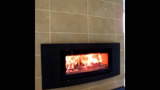 preview picture of video 'Stovax Studio 2 Verve wood burning fire at The Fireplace Warehouse (Burnley)'