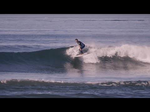 Fun waves and solid surfing at Surfside Jetty