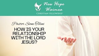 May 21, 2023 - Pastor Sione