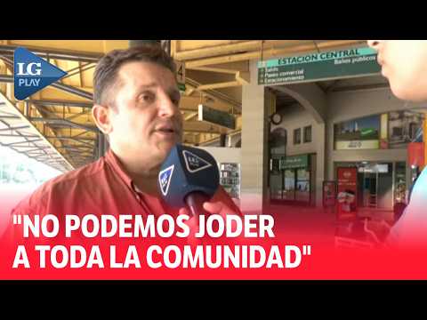 "Dejen trabajar": un empresario de transporte se cruzó con sindicalistas por el paro