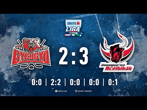 Gólösszefoglaló EL 163 - Gyergyói Hoki Klub - Dunaújvárosi Acélbikák 2-3 20230203