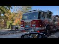 Grafton Engine 2 Responding To The Millbury Explosion And 2 Alarm Commercial Structure Fire