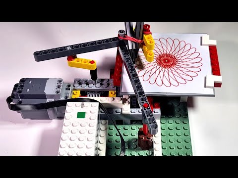 Create Art Automatically: Build This Lego Spirograph! #lego #loopart #spirograph