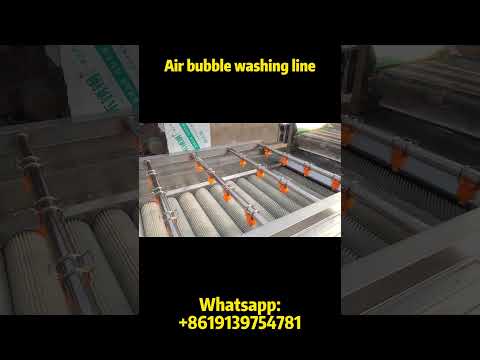Air bubble washing line | Cleaning and drying machine#washingmachine #cleaning #airbubble