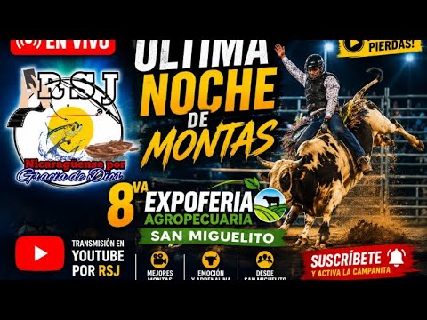 #RioSanJuan Ultima noche de montas Expoferia Agropecuaria #SanMiguelito
