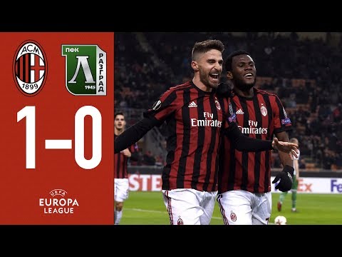 Highlights AC Milan 1-0 Ludogorets - Europa League Round of 32 second leg 2017/18