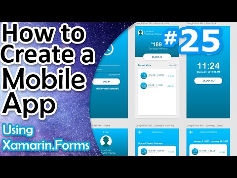 Xamarin.Forms Tutorial #25 - UI Redesign Preparations - Time Tracker App
