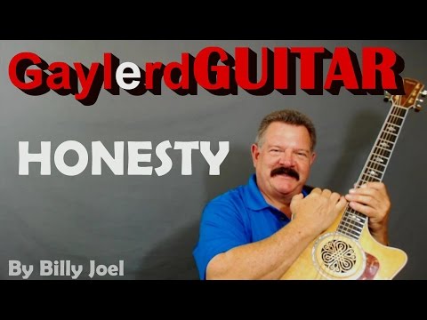 HONESTY by Billy Joel Acoustic Lesson
