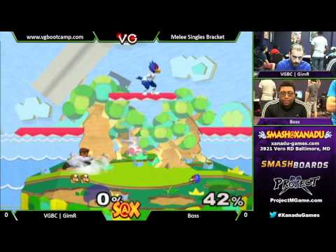 S@X Weekly - Boss (Doctor Mario) Vs. VGBC | GimR (Falco) SSBM - Super Smash Bros. Melee