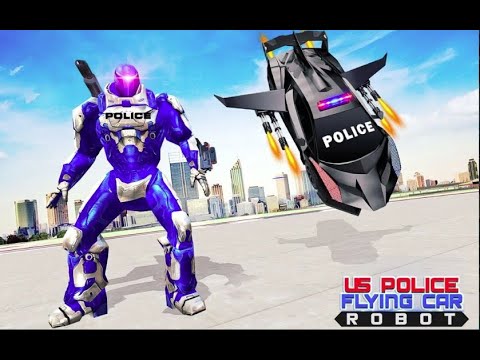 Flying Police Car Robot Hero:Robot Games Transforming robot Ep-02 (By Falcon Gamer) Android Gameplay