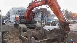 preview picture of video 'Vervanging riolering Oosterweg e.o. Wijchen deel 22 / Europaplein (1)'