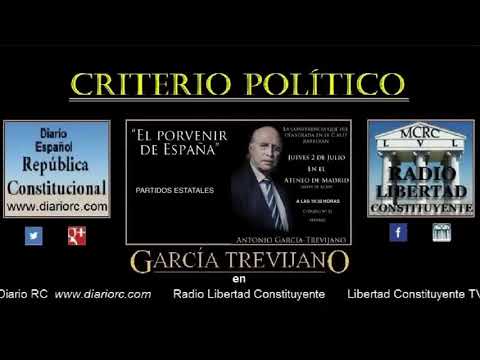 Conferencia en el Ateneo  TREVIJANO tratará, entre otros, el tema de los partidos estatales