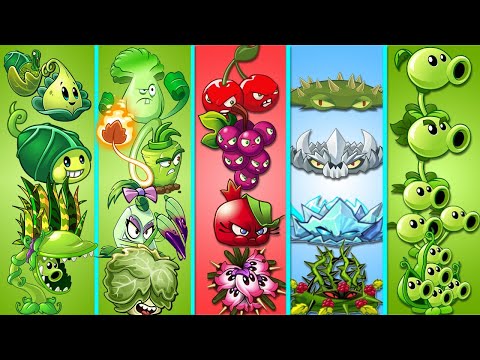 PvZ2 10.5.1 Challenge - All Plants Max Level Using 1 Plant Food Vs All Grave Stones