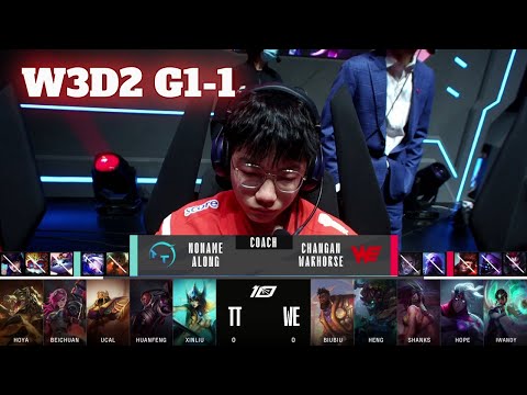 TT vs WE - Game 1 | Week 3 Day 2 LPL Spring 2023 | TT vs Team WE G1
