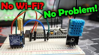 Wireless Temperature Monitor with ESP32 & LoRa – No Wi-Fi Needed! | Intro to RYLS135 Level Shifter
