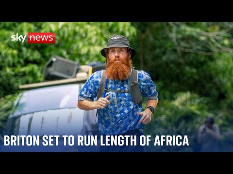 'Hardest Geezer' Russ Cook set to finish running length of Africa after robbery ordeal