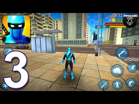 Blue Ninja : Superhero Game - Gameplay Walkthrough Part 3 - New 2025 Update (iOS, Android)
