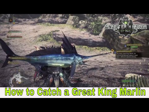 Monster Hunter: World - How to Catch a Great King Marlin (Ancient Forest) Video