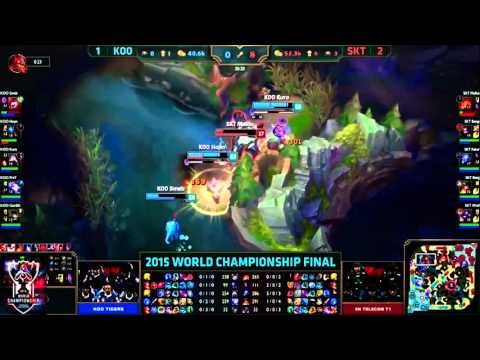 SKT VS KOO Tiger 2015 World Championship   Finals game 4