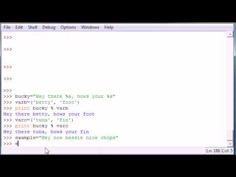Python Programming Tutorial 17 Strings N Stuff Video X Flv