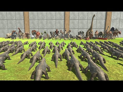 KOMODO DRAGON VS FACTION with same price - Animal Revolt Battle Simulator