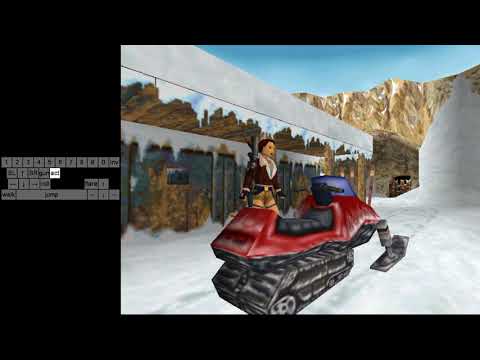Tomb Raider 2 Glitched Tutorial Speedrun - Tibetan foothills