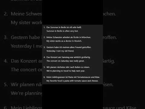 LEARN ENGLISH BY GERMAN