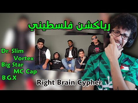 رياكشن فلسطيني! -Vortex, Dr. Slim, Mc Cap, Big Star, B.G.X - Right Brain Cypher