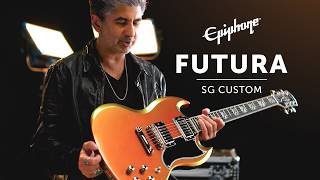 Video thumbnail for Epiphone Futura SG Custom demo–Epiphone Futura Series by OfficialEpiphone