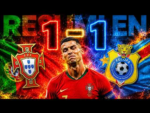 🚨 ¡PAPELÓN MUNDIAL! Portugal tropieza ante RD Congo en el Mundial 2026 Resumen