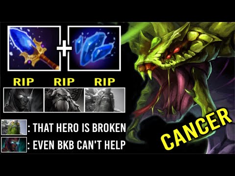 FORGOTTEN IMBA MID IS BACK! Scepter + Shard Venomancer Delete All Meta Carry Most Cancer WTF Dota 2