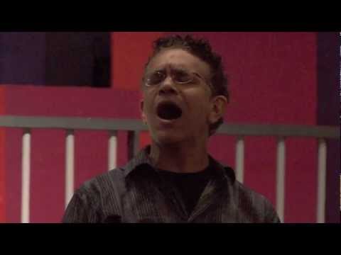 Brian Stokes Mitchell rehearsing "Bui Doi" from Miss Saigon