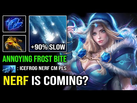 Icefrog Will Nerf CM After Seeing This +90% Freeze Slow DPS Most OP Support Crystal Maiden Dota 2